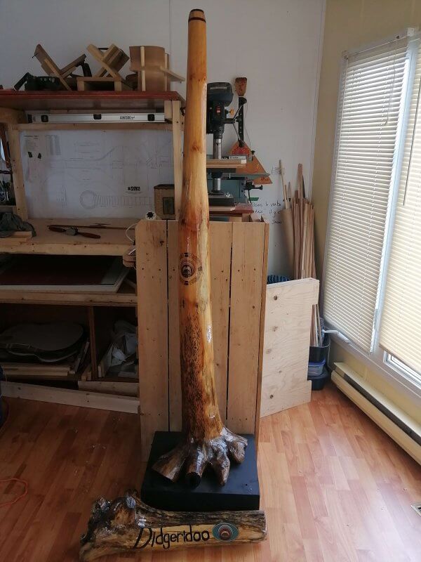 Didgeridoo atelier Tirésias, créateur de Didgeridoo au Québec